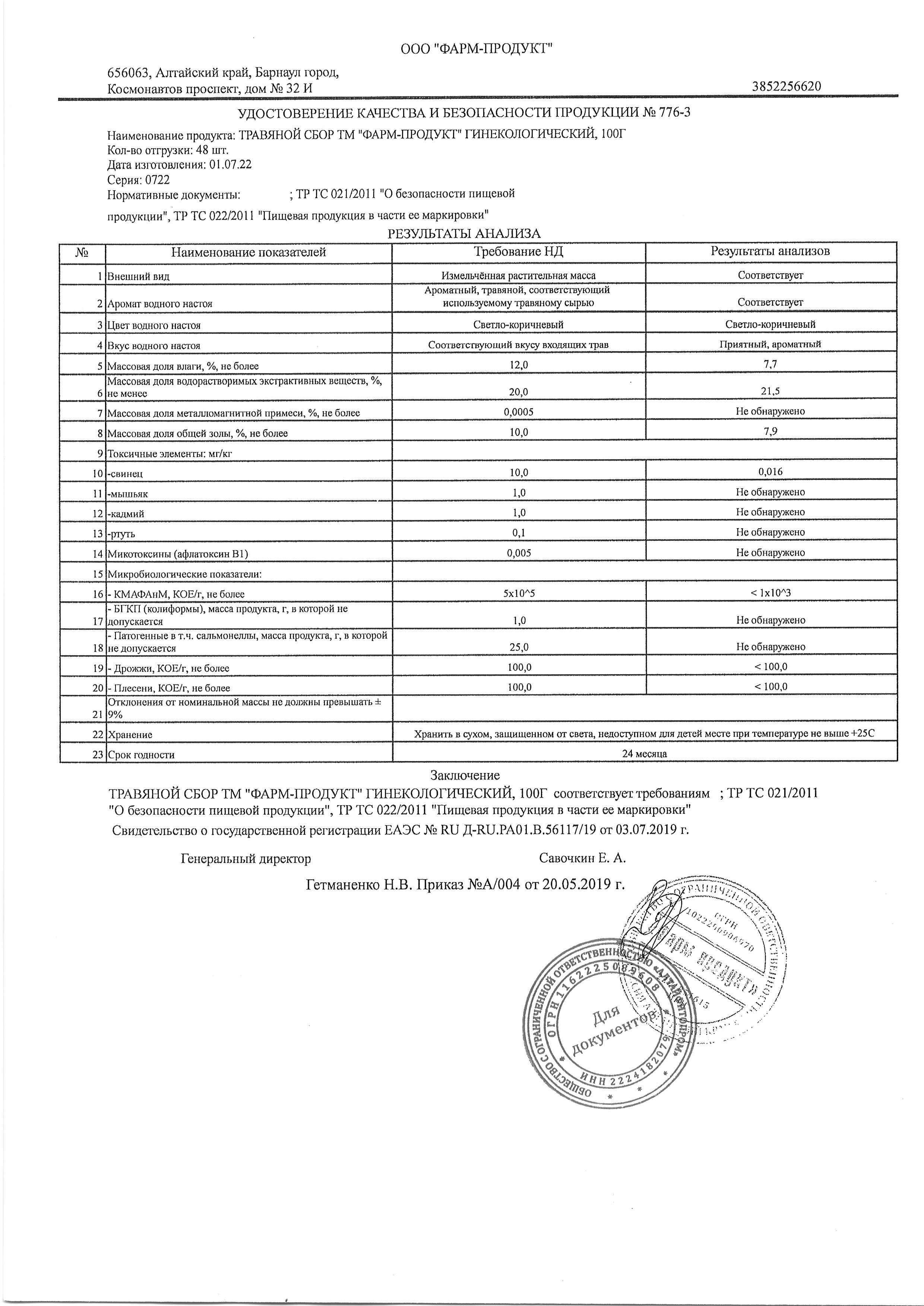 Паспорт №072022